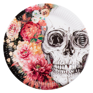 10 Teller - Day of the Dead - Ø = ca. 23 cm