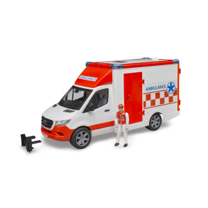 BRUDER 02676 - MB Sprinter Ambulanz - Licht und Sound - mit Fahrer
