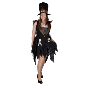 Kostüm - Voodoo - Damen - für Erwachsene - 2-teilig - verschiedene Größen