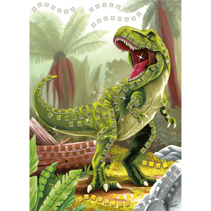 Besttoy - Glitzermosaik Bastelset - T-Rex
