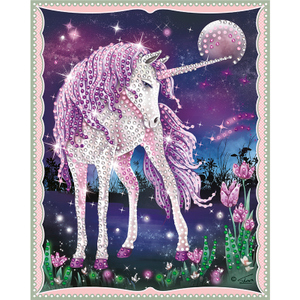 Besttoy - Strasssteinebild Einhorn rosa