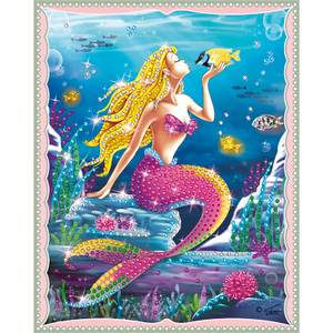 Besttoy - Strasssteinebild Meerjungfrau blond