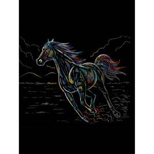 Besttoy - Kratzbild Pferd in Bergen