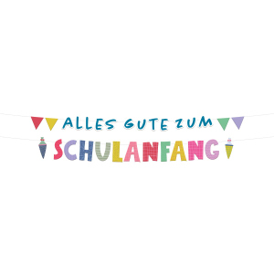 Girlande - Alles Gute zum Schulanfang - ca. 1,5 m