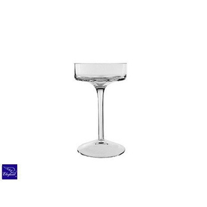 Kerzenhalter - klar - aus Glas - ca. 9 x 15 cm