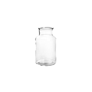 Vase - Flaschenform - klar - aus Glas - ca. 6,5x12,5 cm