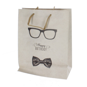 Geschenktasche Happy Birthday - ca. 17,5 x 9,5 x 22,5 cm