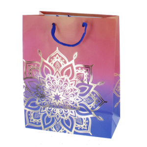 Geschenktasche Boho - ca. 17,5 x 9,5 x 22,5 cm