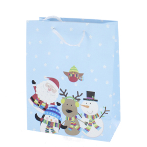 Geschenktasche Weihnachten - ca. 26 x 12,5 x 32 cm