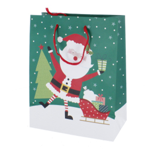 Geschenktasche Nikolaus - ca. 17,5 x 9,5 x 22,5 cm