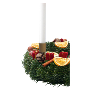 Kerzenständer - ca. 2,5 x 12 cm - 4 Stück