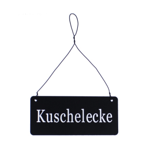 Schild - Kuschelecke - ca. 15 x 6,5 cm