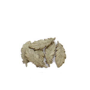 Streudeko - Federn - ca. 5,5 x 2 cm - 6 Stück