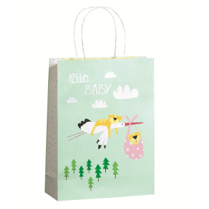 Geschenktasche - Hello Baby - ca. 24 x 9 x 32 cm