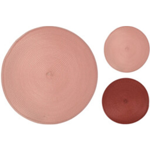 Platzset - pink/rot - Ø = 38 cm
