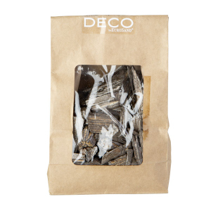 Streudeko - Glitter Holzflakes - kaffee - ca. 500 ml