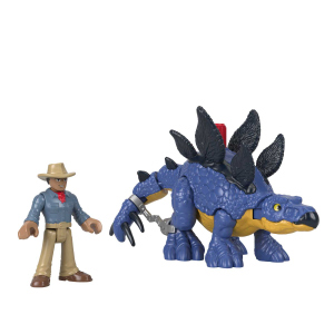 Imaginext - Jurassic World - Stegosaurus & Dr. Grant