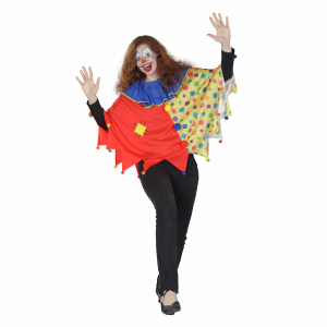 Kostüm - Bunter Clown - für Erwachsene - Einheitsgröße für