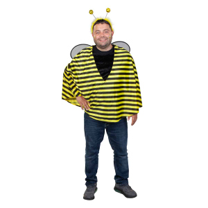 Kostüm - Biene - für Erwachsene - Einheitsgröße