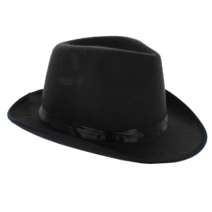 Hut schwarz - für Erwachsene - Größe 59 cm