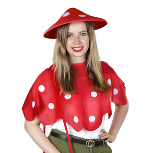 Kostüm - Fliegenpilz - für Erwachsene