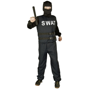Kostüm - SWAT - für Kinder - 3-teilig - verschiedene Größen
