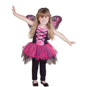 Kostüm - Schmetterling - für Kinder - 2-teilig - verschiedene Größen