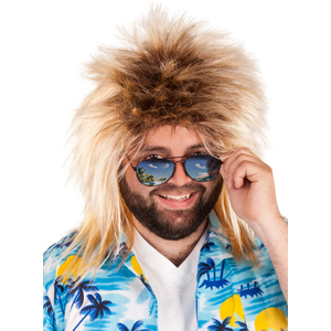 Perücke für Erwachsene - Vokuhila - blond