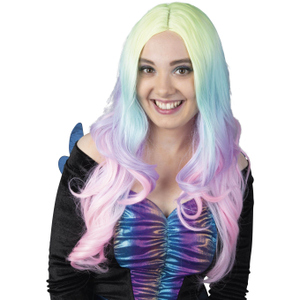 Langhaarperücke - Pastell