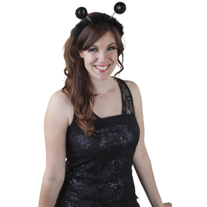 Haarreif - Discokugeln - schwarz