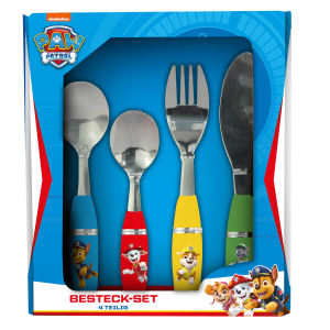 Paw Patrol - Edelstahl Besteckset - 4-teilig - blau