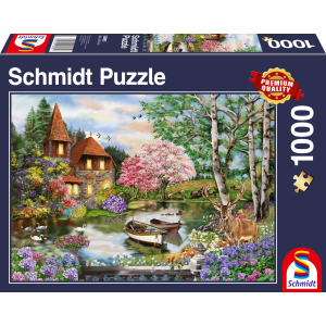 Haus am See - 1000 Teile Puzzle
