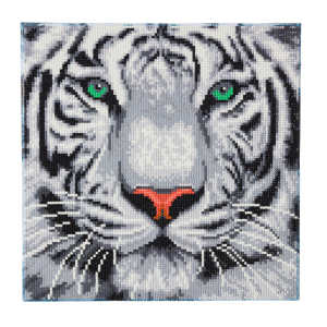 Crystal Art - Kristallbild - Weißer Tiger