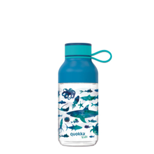 Quokka - Trinkflasche - blau- ca. 430 ml