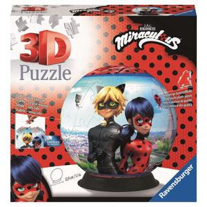 Miraculous - 3D-Puzzle-Ball - 72 Teile