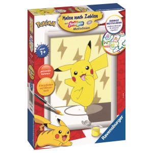 Malen nach Zahlen - Pokemon - Pikachu