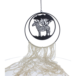 Dekohänger - Savanne - aus Metall und Textil - ca. 95 x 24 cm