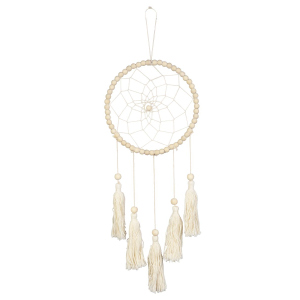 Traumfänger - Dekohänger - aus Textil und Holz - ca. 50 x 16 cm