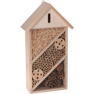 Insektenhotel - aus Holz - ca. 20 x 8,5 x 36 cm