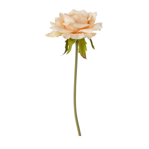 Kunstblume - Rose - lachsfarben - ca. 23 cm 