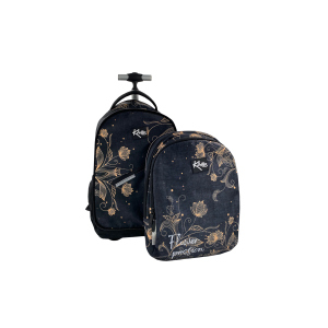 KAOS 2 in 1 Trolley - Flower Passion - ca. 48 x 33 x 19 cm