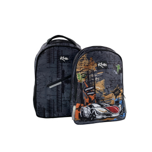 KAOS 2 in 1 Rucksack - Wroom - ca. 48 x 33 x 23 cm