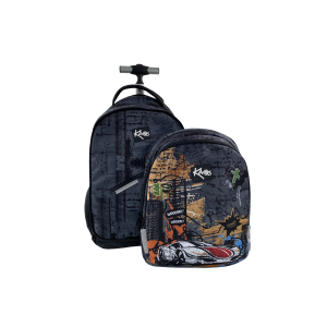 KAOS 2 in 1 Trolley - Wroom - ca. 48 x 33 x 19 cm