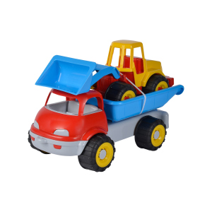 LKW Kipper mit Bagger 