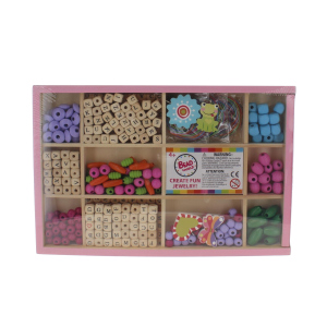 Holzperlen-Set - Buchstaben