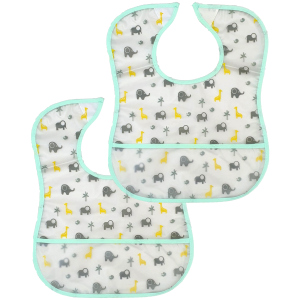 Baby-Lätzchen - 2 Stück - mint