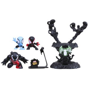 Marvel Stunt Squad - Helden gegen Schurken Spielset Spider-Man u. Miles Morales vs. Venom
