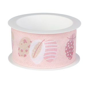 Dekoband - Ostern - ca. 200 x 4,0 cm - rosa