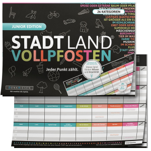 Stadt Land® Vollpfosten - Junior Edition -  Jeder Punkt zählt.