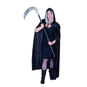 Cape - für Erwachsene - Samt - schwarz